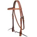 Showman Classic Stitch Argentina Cow Leather Browband Headstall