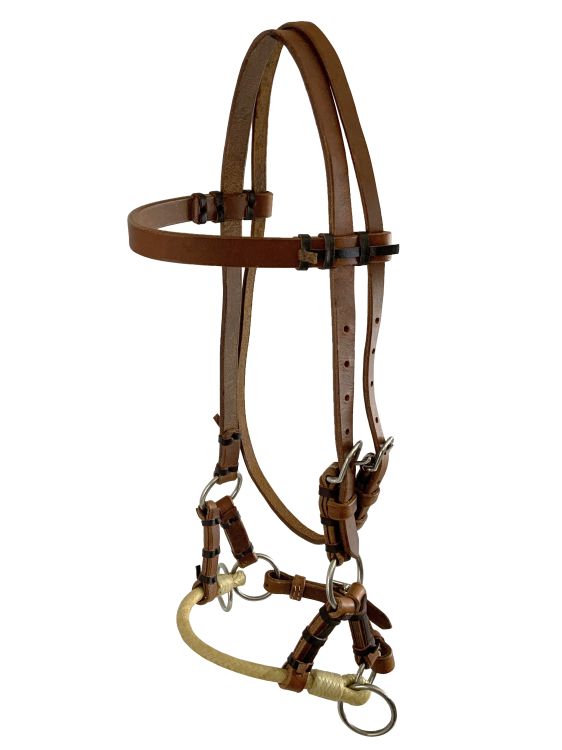 Showman Pony Size Argentina Cow Leather Side Pull