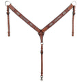 Showman Trail Weave Argentina Cow Leather Breastcollar