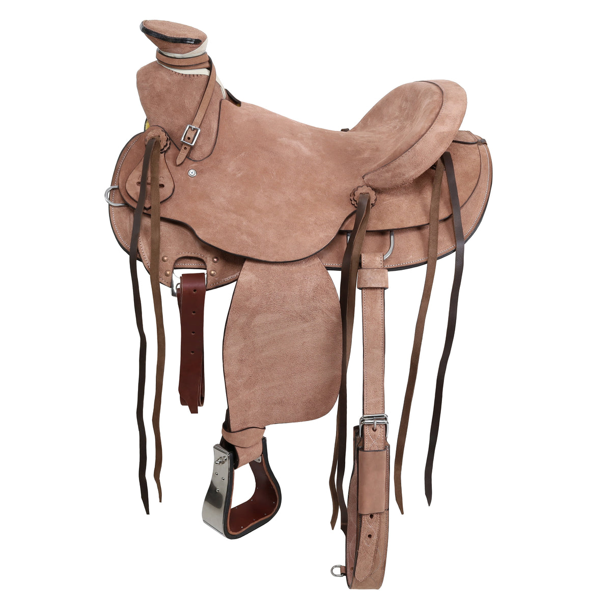 Ranchman Roughout Wade Roper Style Saddle - 16 Inch