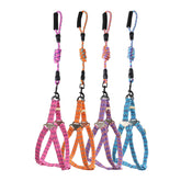 Zig-Zag Dog Harness and Leash Set - Medium
