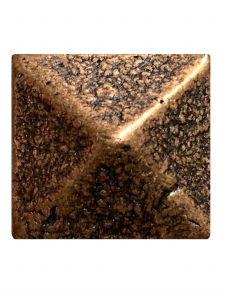 Copper pyramid shape concho with Screw 1"