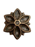 Copper flower concho with screw