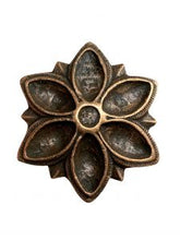 Copper flower concho with screw