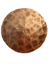 Copper hammered circle concho with Screw