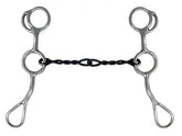 Showman Stainless Steel Jr Cowhorse Bit with Sweet Iron Mouth Chain