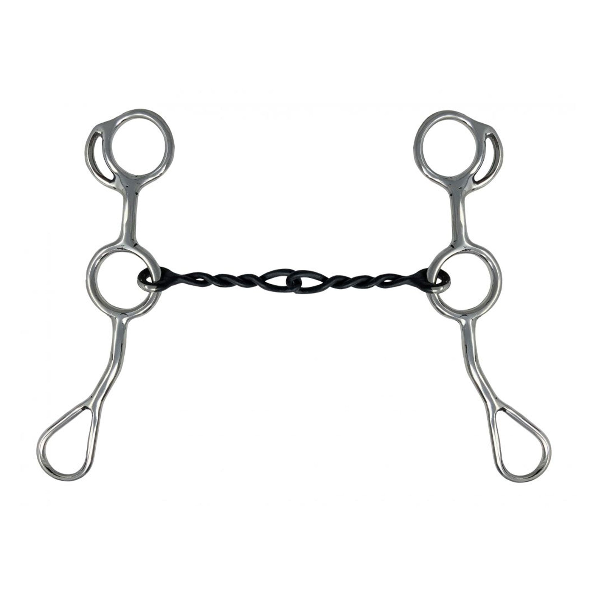 Showman Stainless Steel Jr Cowhorse Bit with Sweet Iron Mouth Chain