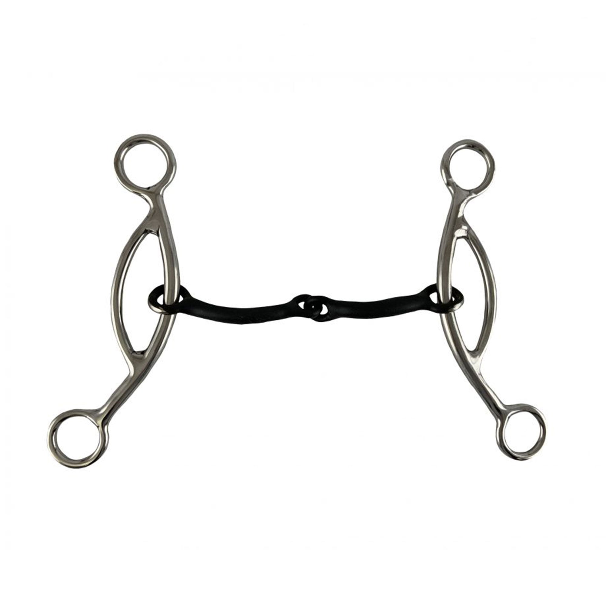 Showman 5" Stainless Steel Sweet Iron Broken Mouth with Sliding Gag