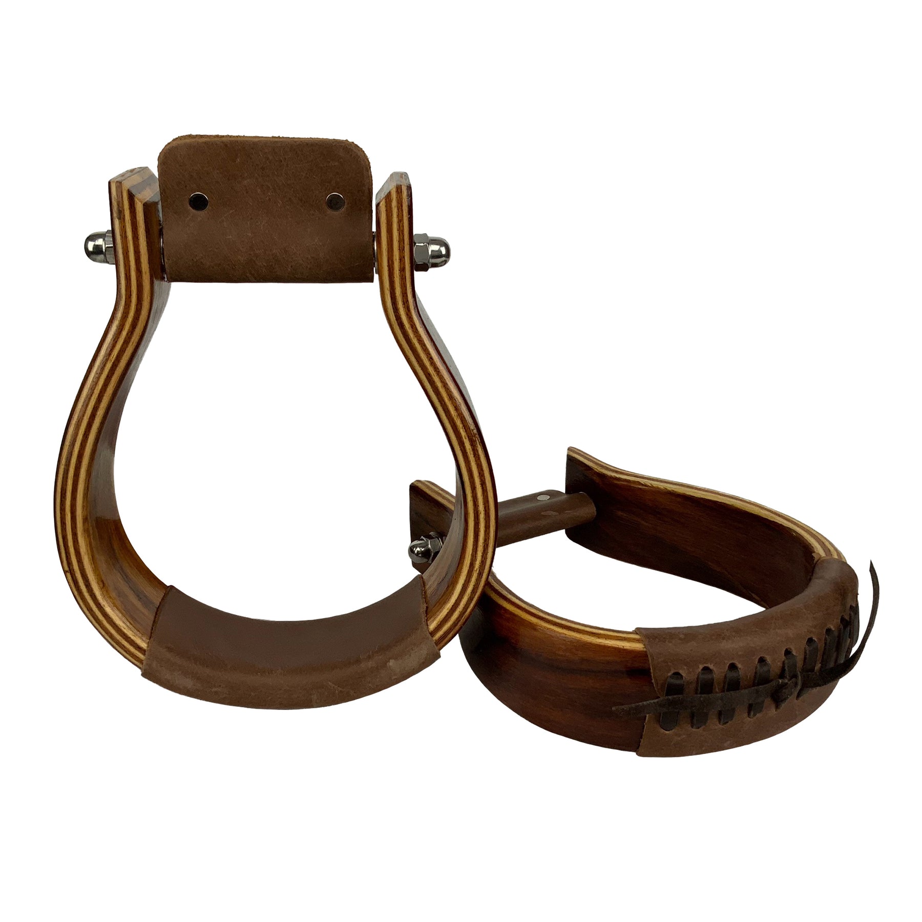 Showman Mahogany Oxbow Stirrups