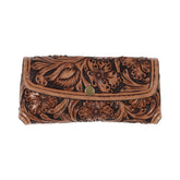 Showman Floral Tooled Glasses Case