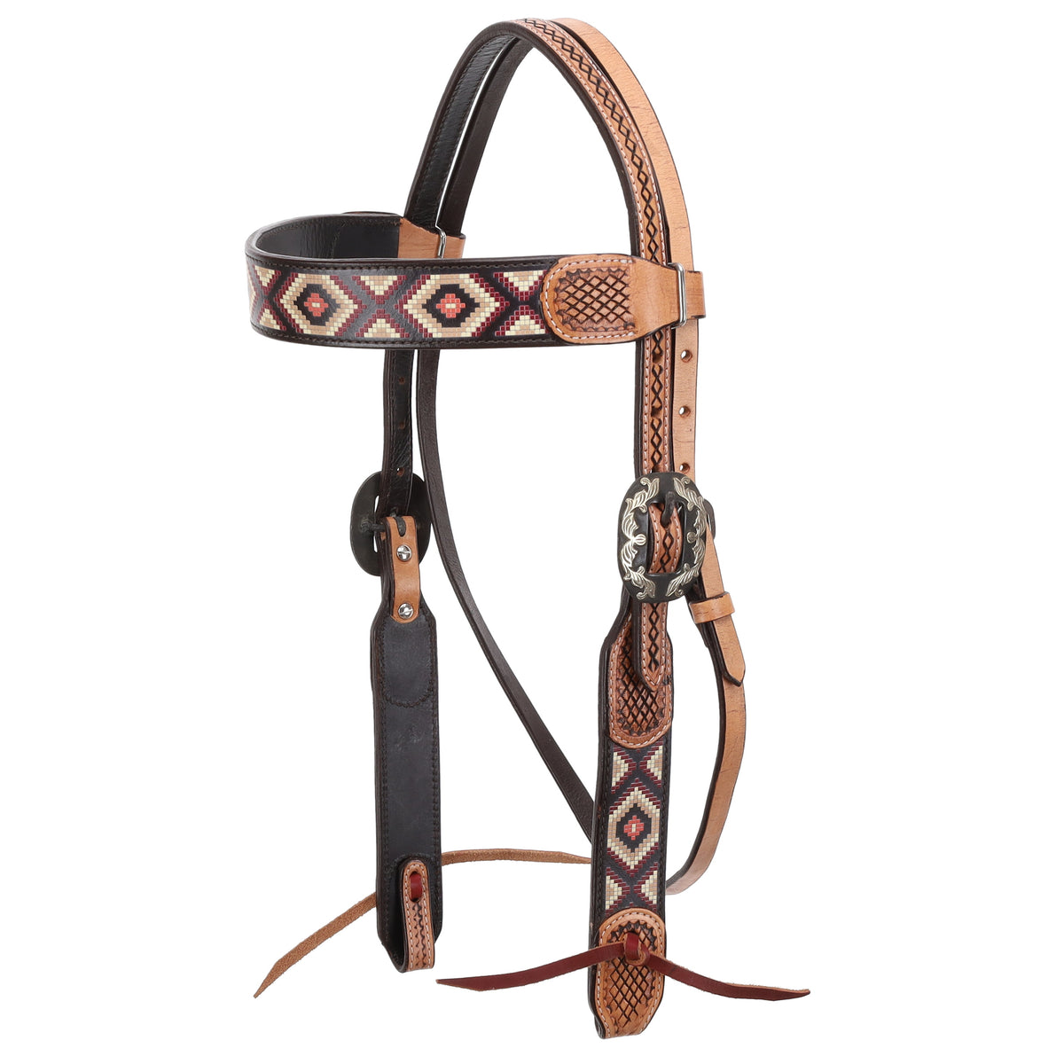 Showman Aztec Loom Browband Headstall