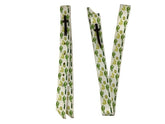 Showman Premium Quality Cactus Print Nylon tie strap and Off Billet set