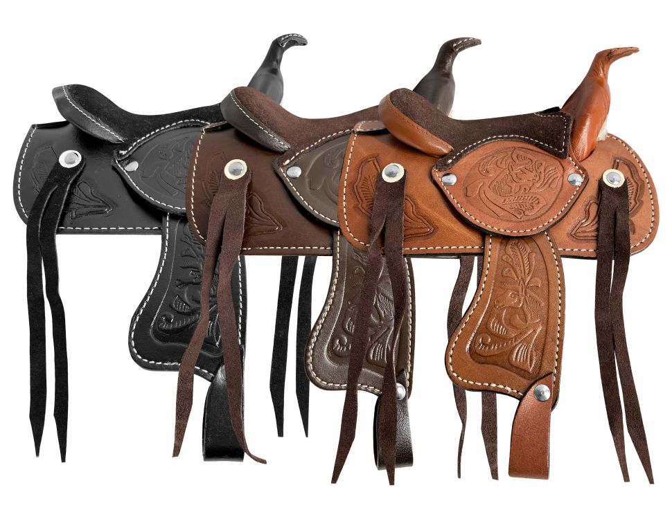 6" Small Decorative Saddle - Intended for Decoration Only