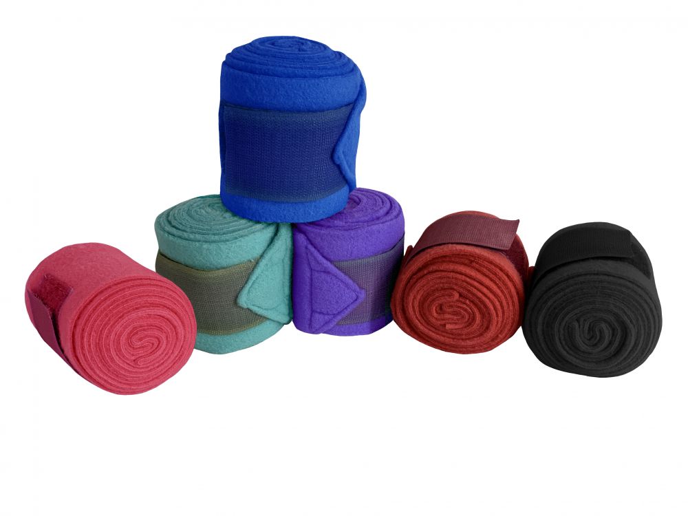 Pony Fleece Polo Wraps - Set of Four