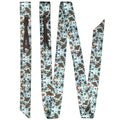 Showman Powder Blue Longhorn Nylon Tie Strap and Off Billet Set