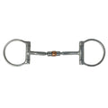 Showman Stainless Steel D-Ring Bit with Copper Roller Mouth Center