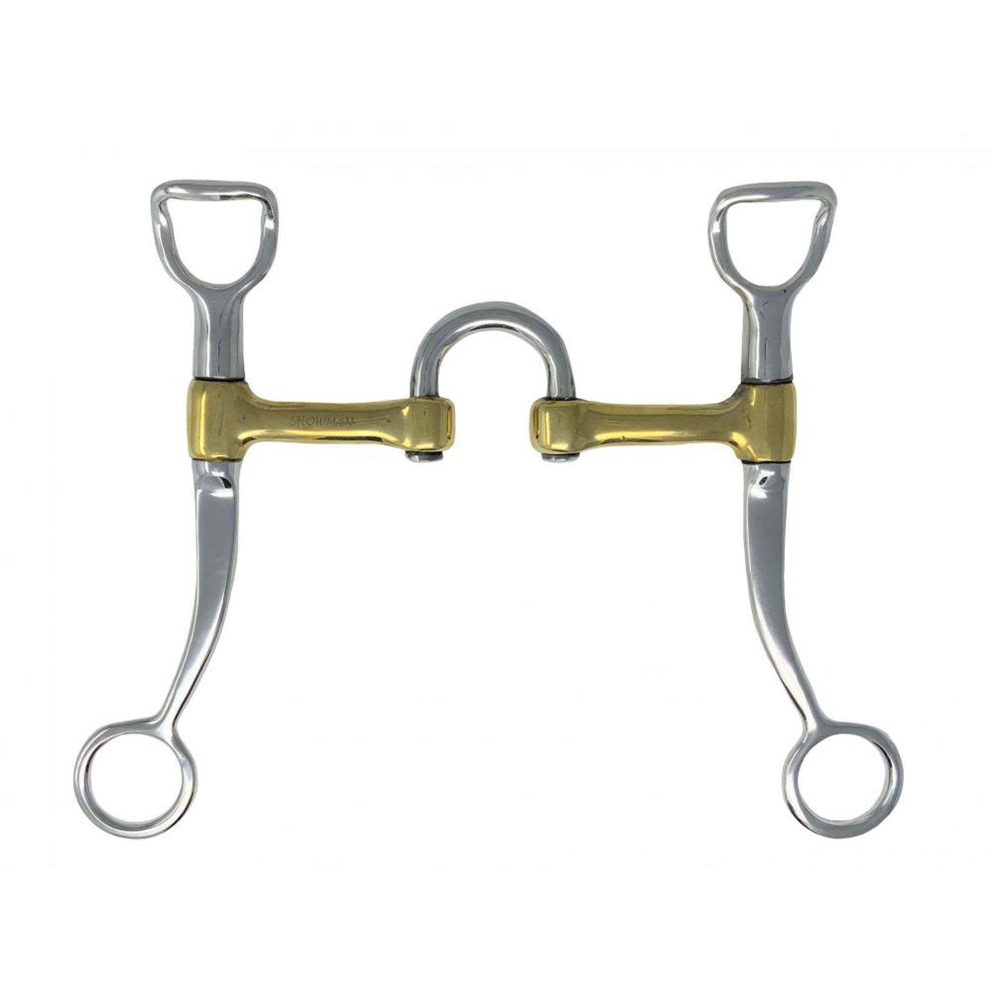 Showman Stainless Steel Long Shank Western Bit with Ported Mouth