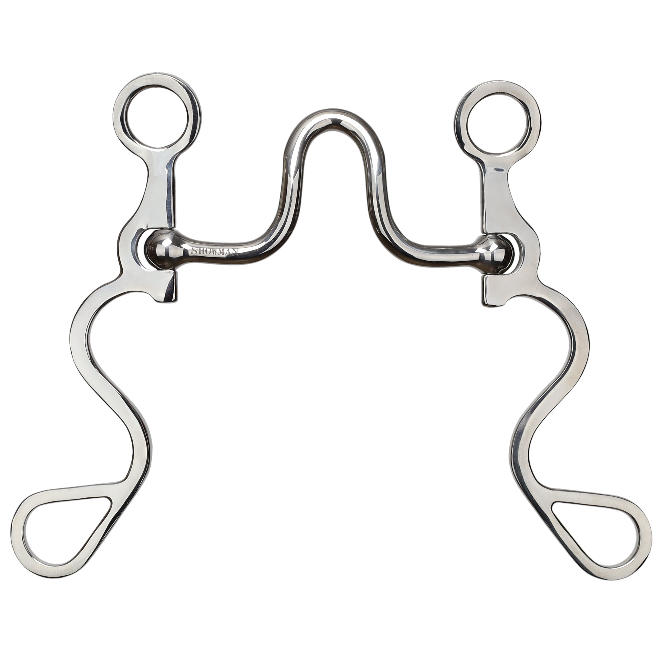 Showman Long S Shank with High Port Curb