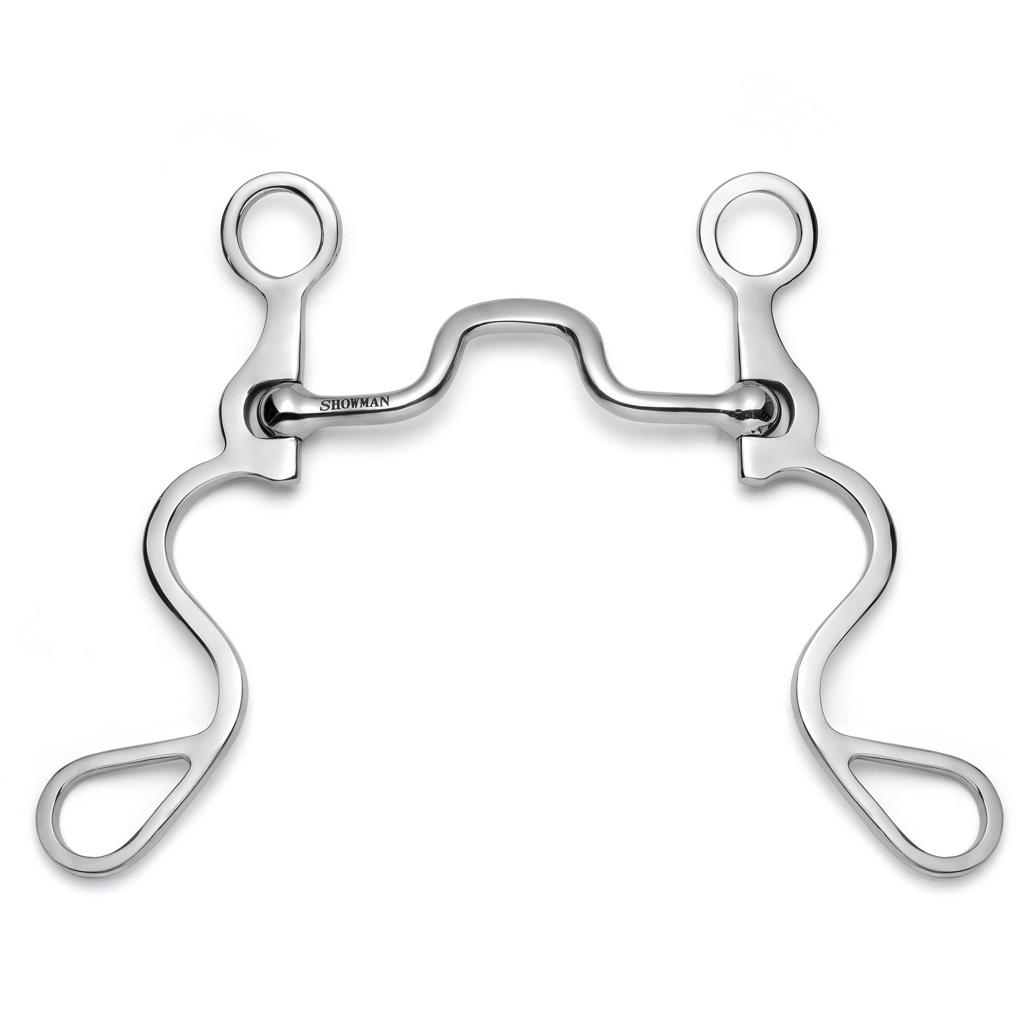 Showman Long S Shank with Flat Square Port