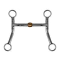 Showman Western Shank bit with copper link