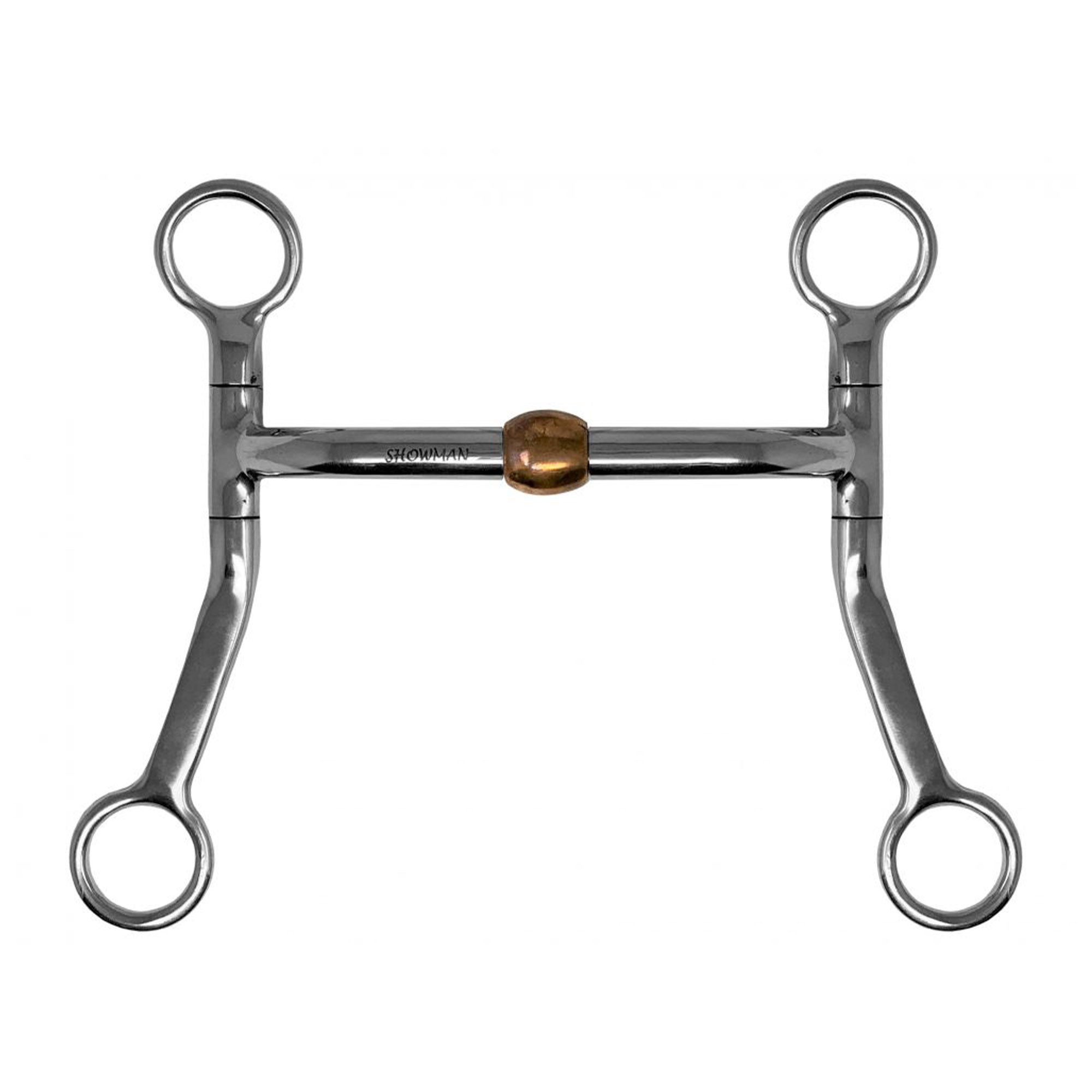 Showman Western Shank bit with copper link