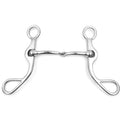 Showman Curved Shank with Smooth Snaffle