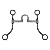 Showman Western Short Shank Correction Bit with Silver Dots