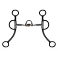 Showman Western Dotted Loomis Shank Copper Disc Bit