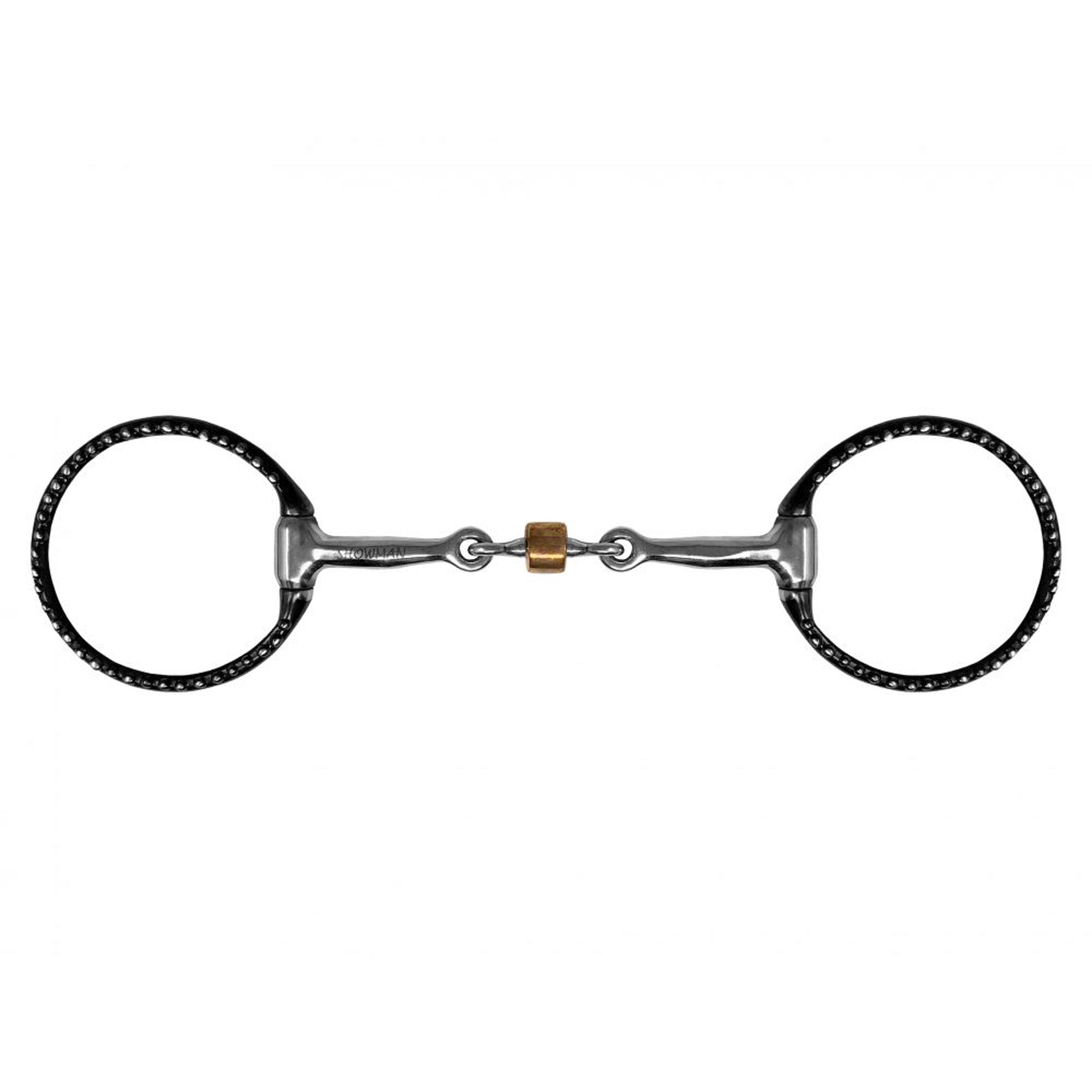 Showman Western Fixed Ring Copper Link Bit