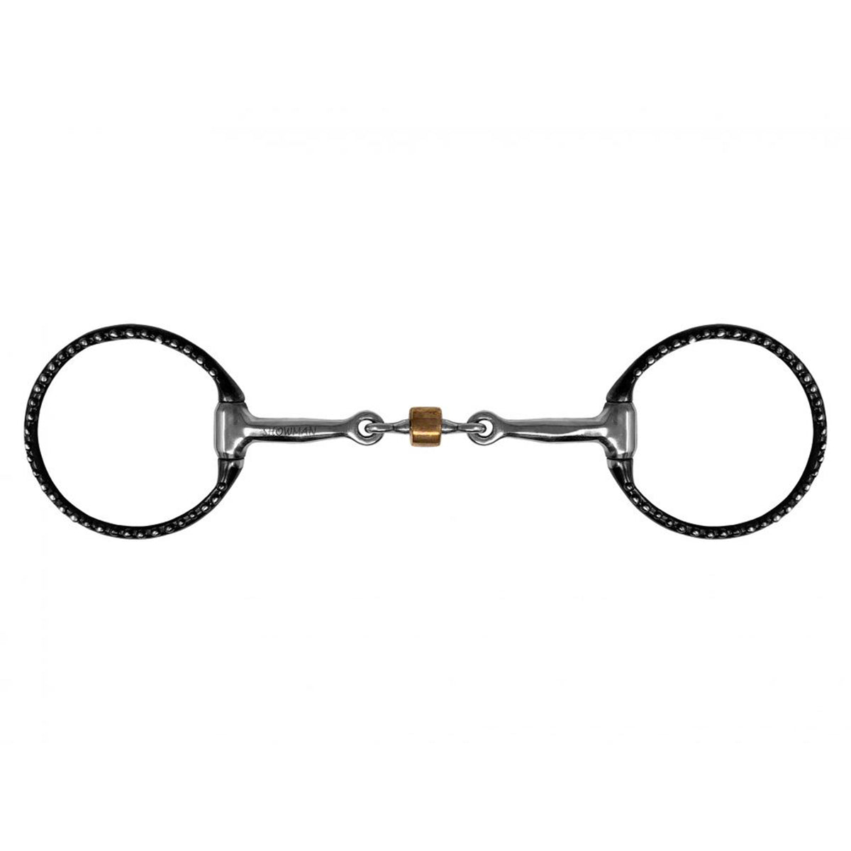 Showman Western Fixed Ring Copper Link Bit