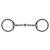 Showman Western Fixed Ring Copper Link Bit