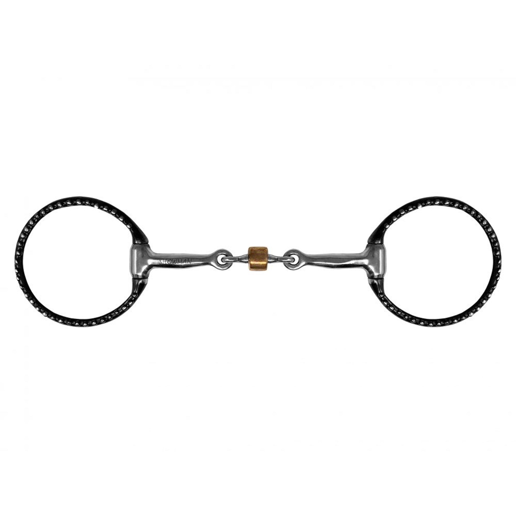 Showman Western Fixed Ring Copper Link Bit