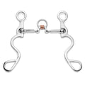 Showman Long S Shank with Three Piece Jointed Copper Rollers