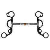 Showman Comfort Jointed Copper Roller Short Shank Snaffle Bit
