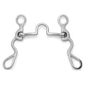 Showman S Shank with Fixed Port Tongue Reief