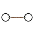 Showman Weighted loose ring copper wire mouth bit