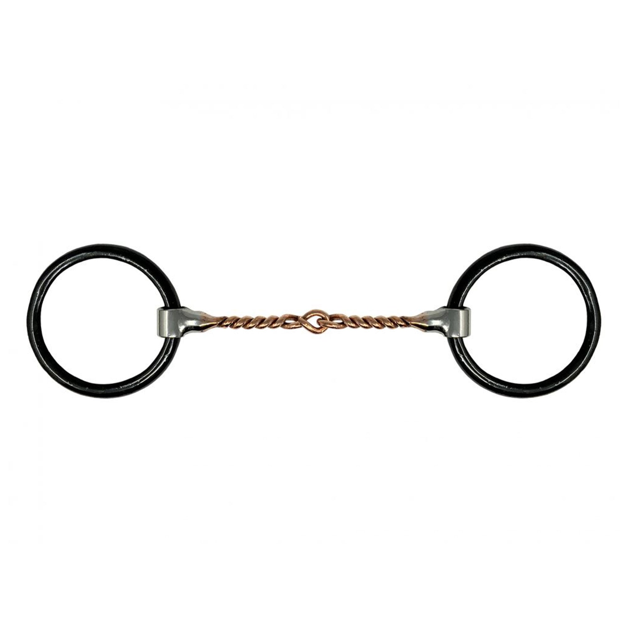 Showman Weighted loose ring copper wire mouth bit