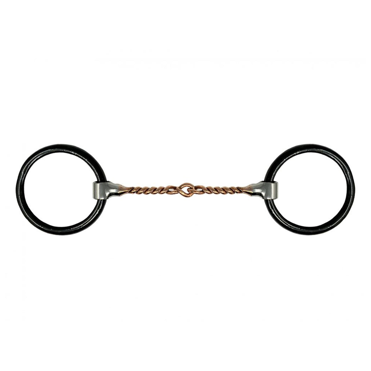 Showman Weighted loose ring copper wire mouth bit