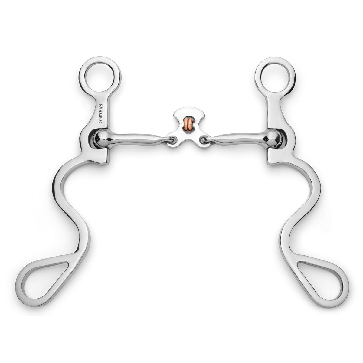 Showman Long S Shank with Floating Spoon Copper Rollers