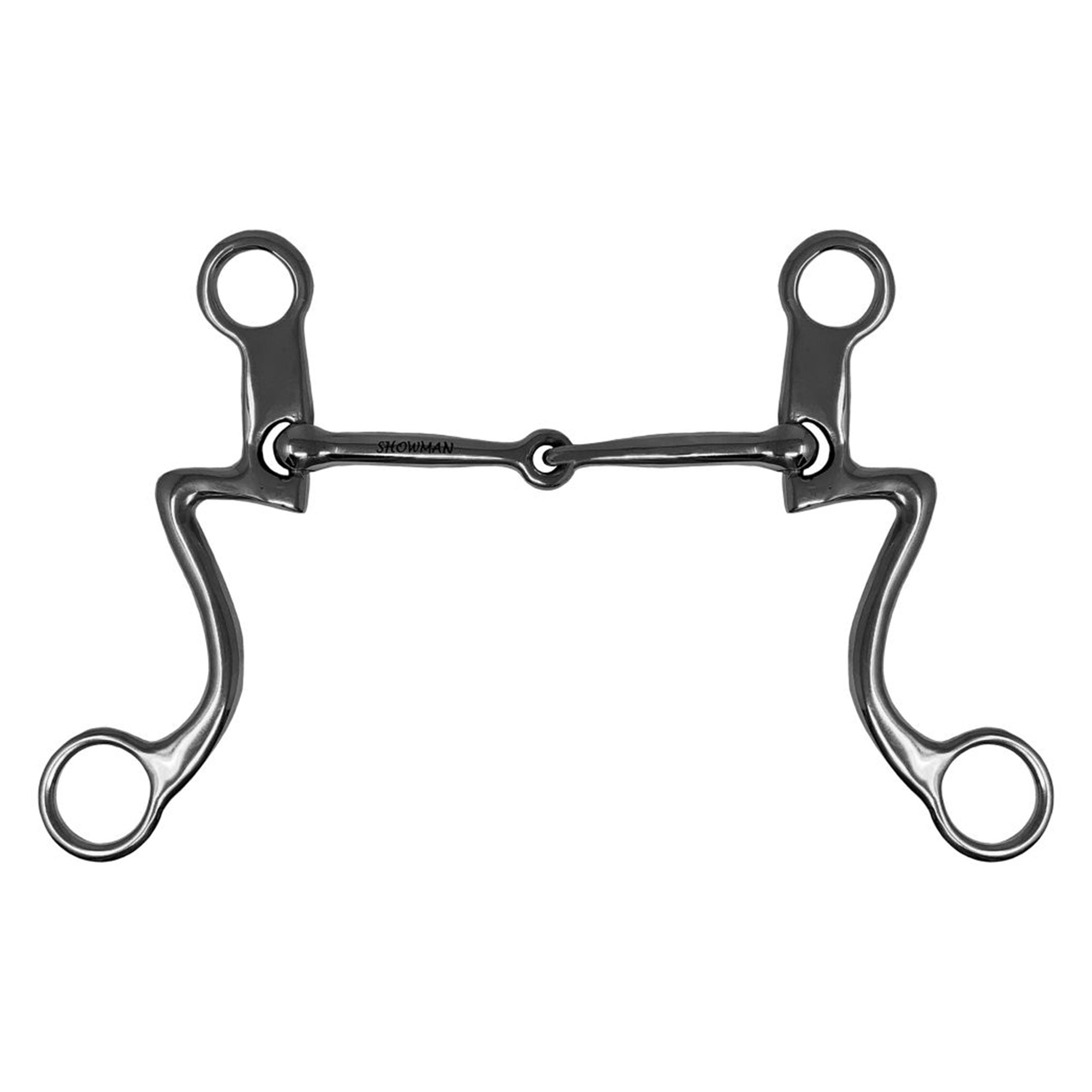 Showman Western Seven Shank Smooth Snaffle Bit
