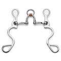 Showman Long S Shank with Slow Twist Ported Copper Rollers