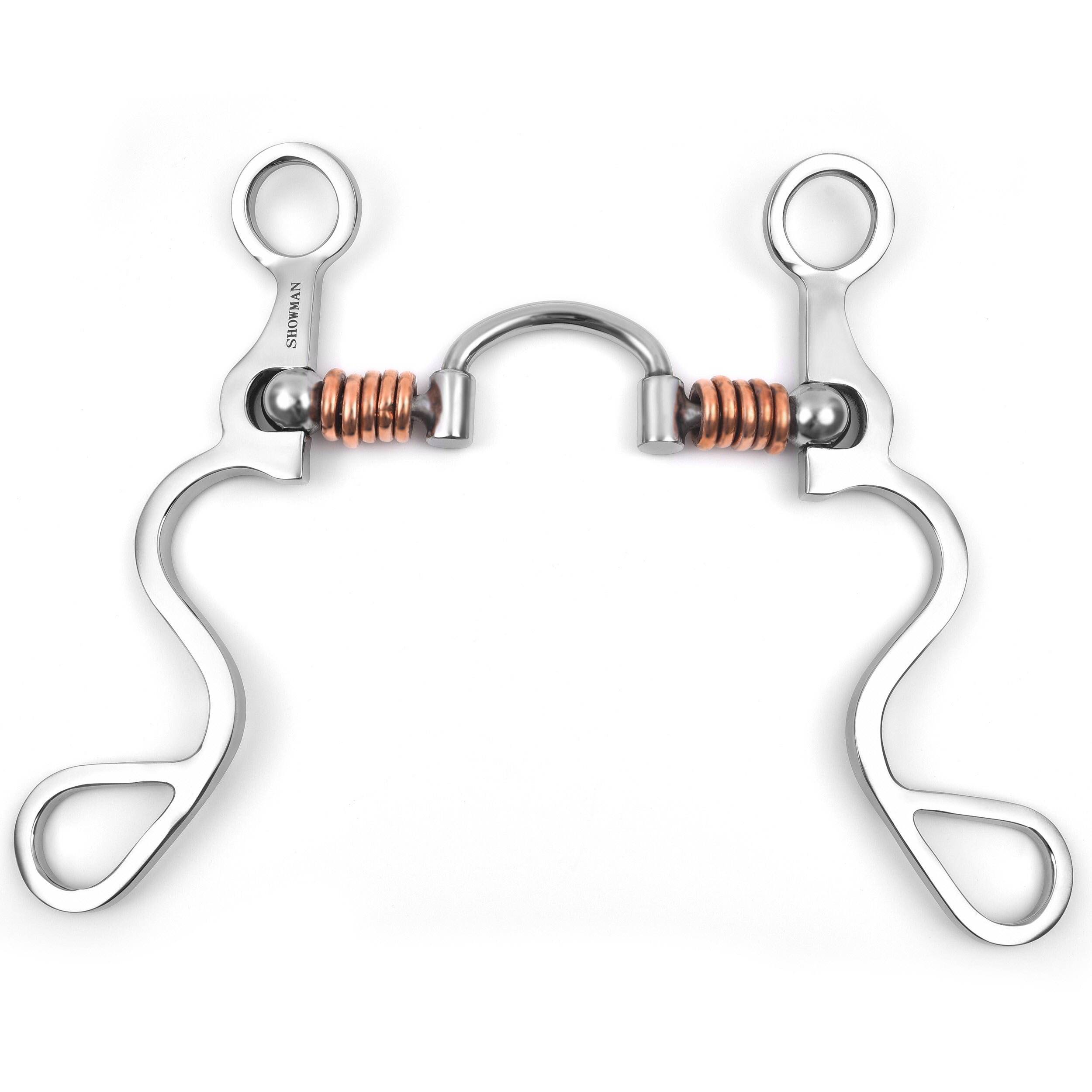 Showman Long S Shank with Correction Port Copper Rings