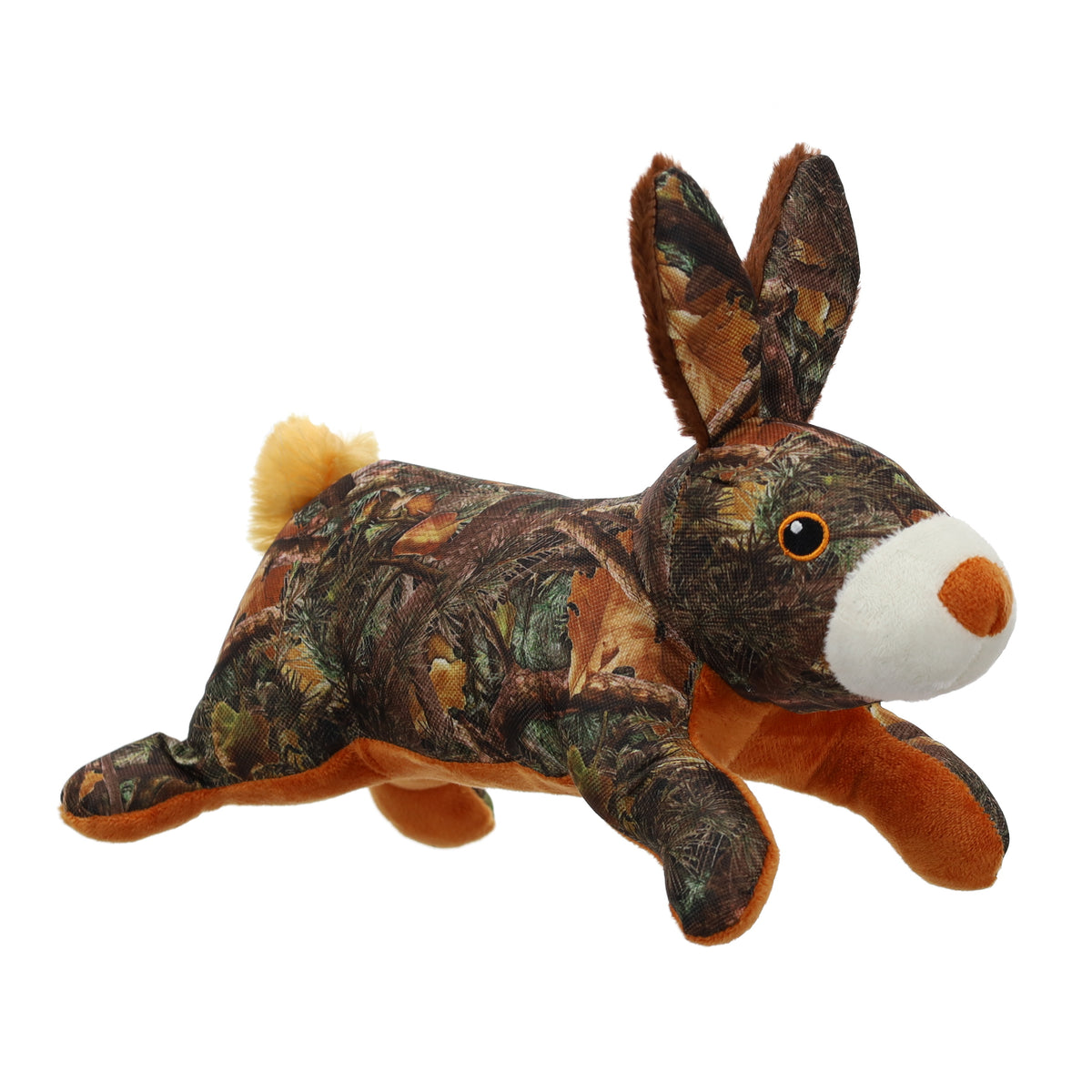 Camo Jackrabbit Tough Plush Squeaky Dog Toy