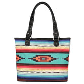 Montana West Southwest Print Canvas Tote Bag