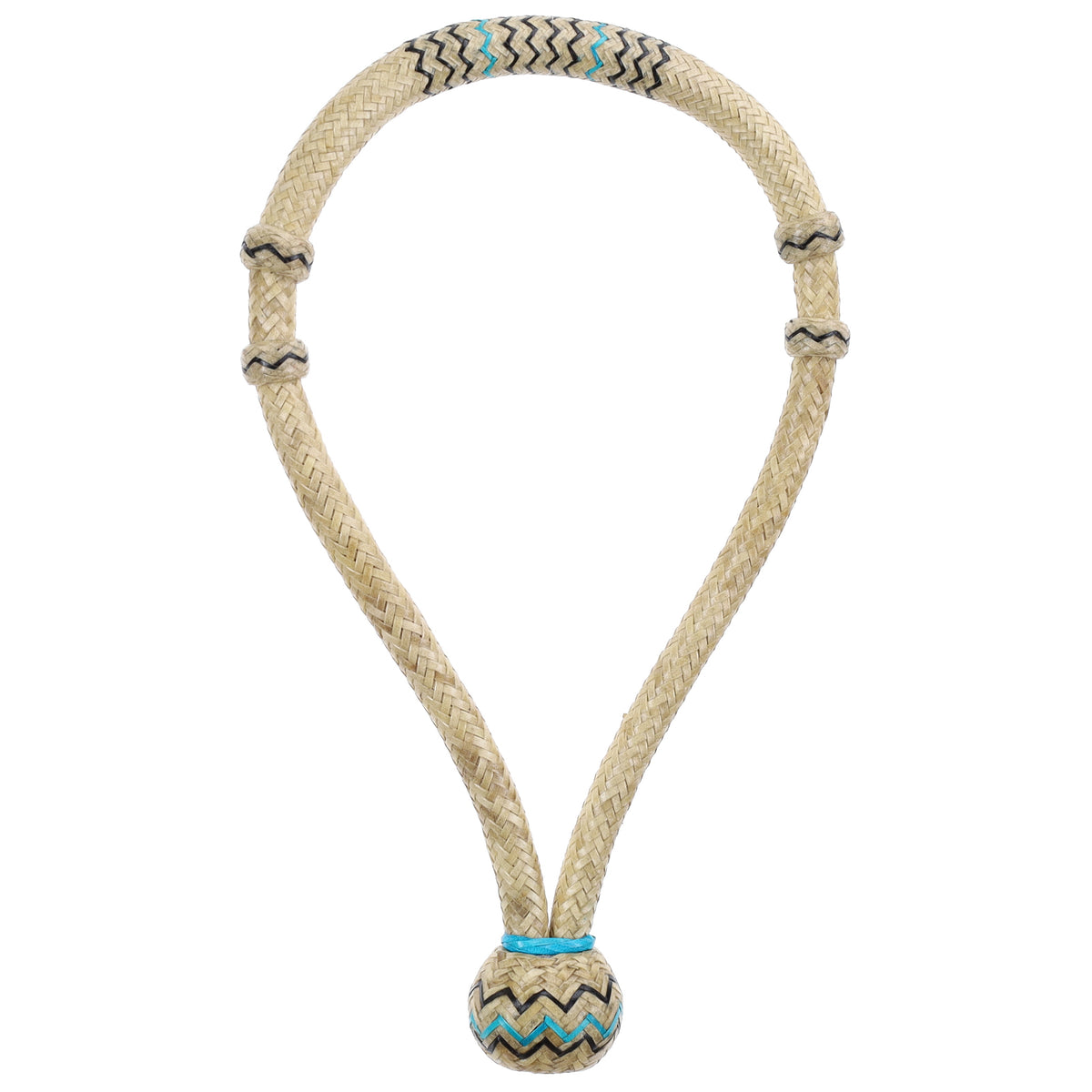 Showman Turquoise Rawhide Bosal