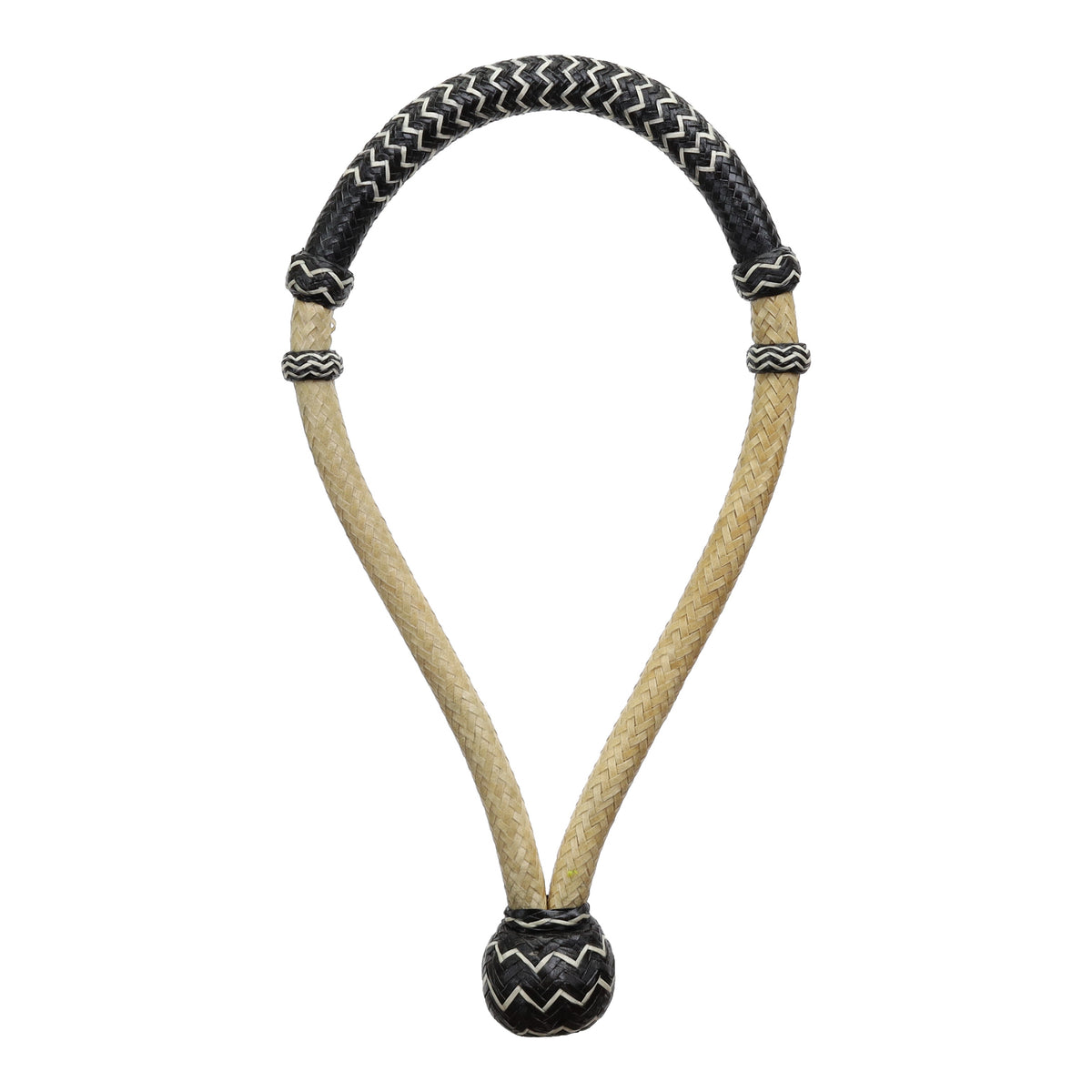 Showman Obsidian Rawhide Bosal