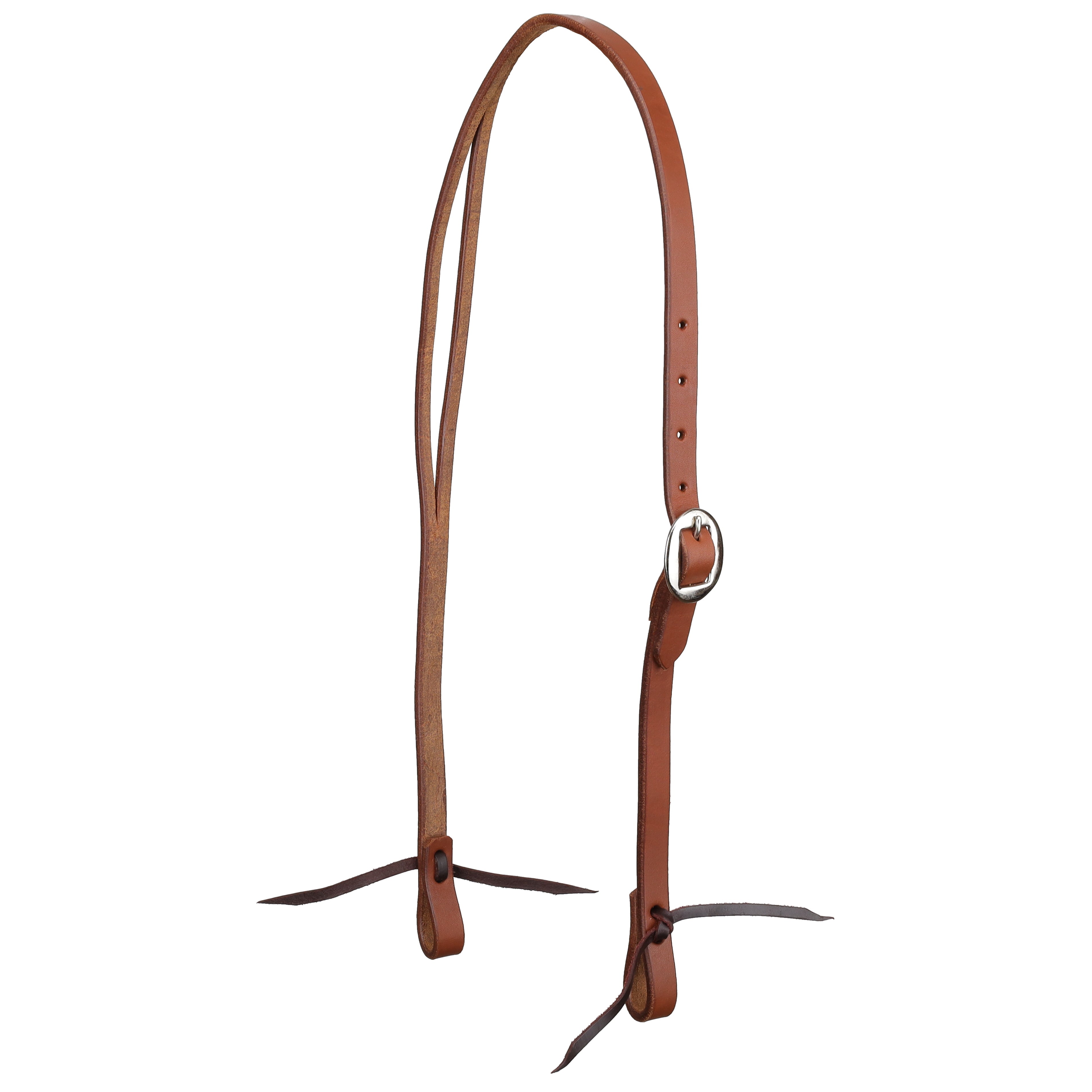 Showman Classic Argentina Cow Leather Split Ear Headstall