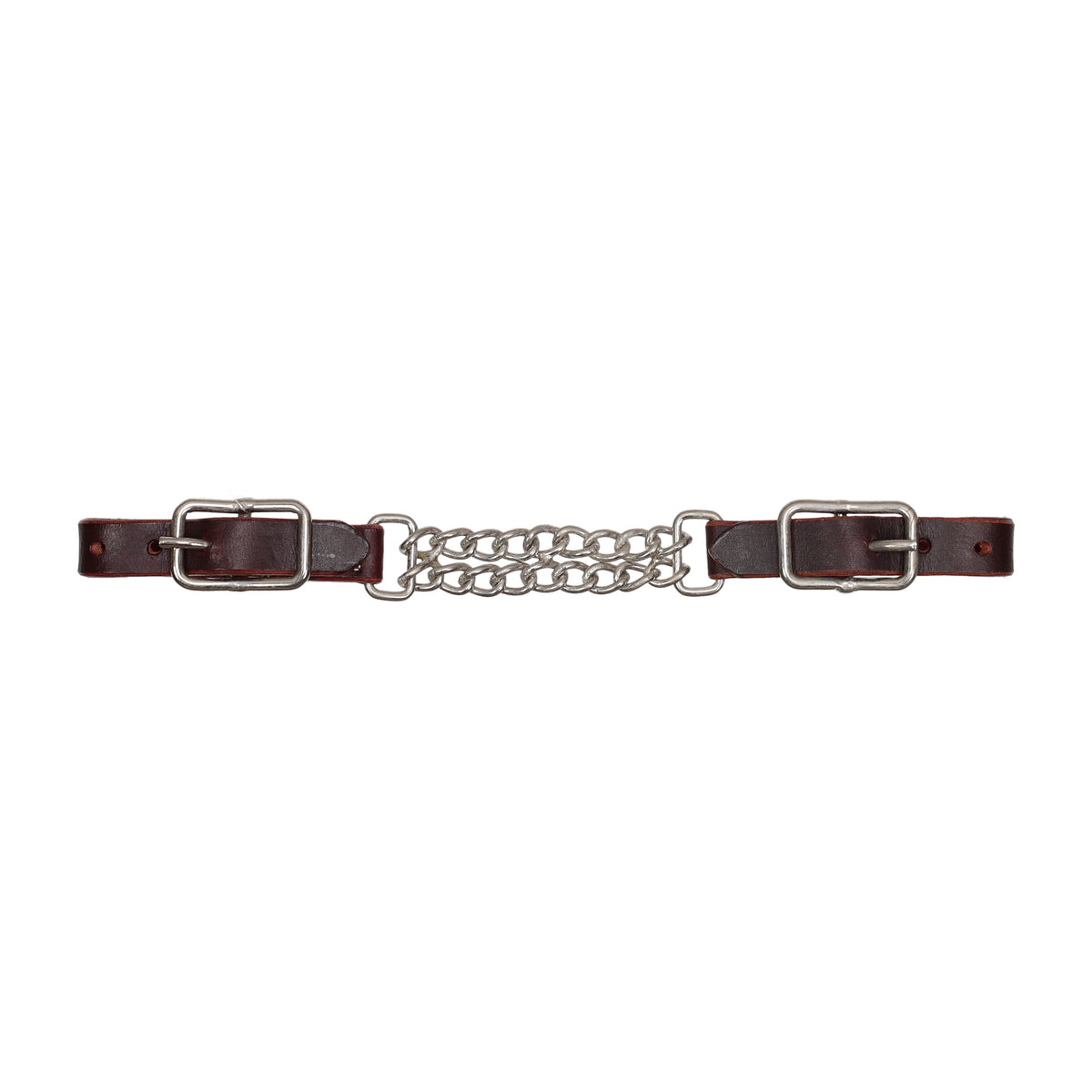 Showman Latigo Argentina Cow Leather Double Curb Chain