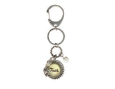 "Faith" Silver Concho Keychain