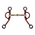 Showman Serape Print Copper Argentine Snaffle Bit